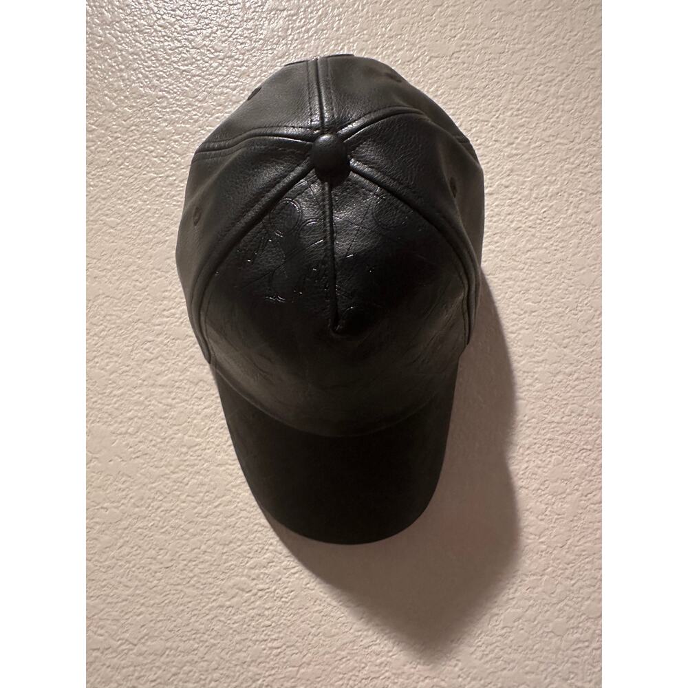 NWT Disney Parks 50th anniversary Faux Leather Embossed Mickey Mouse Castle Hat